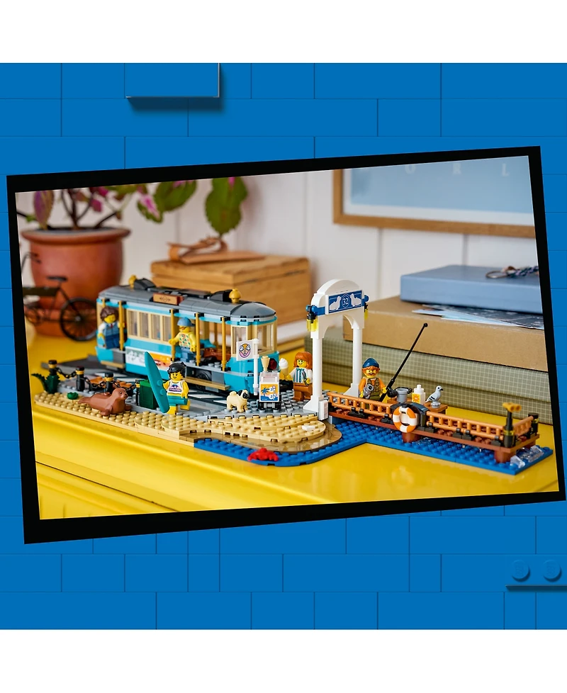 Lego City Classic Beach Streetcar 60506 693-Piece Building Set, Ages 7+