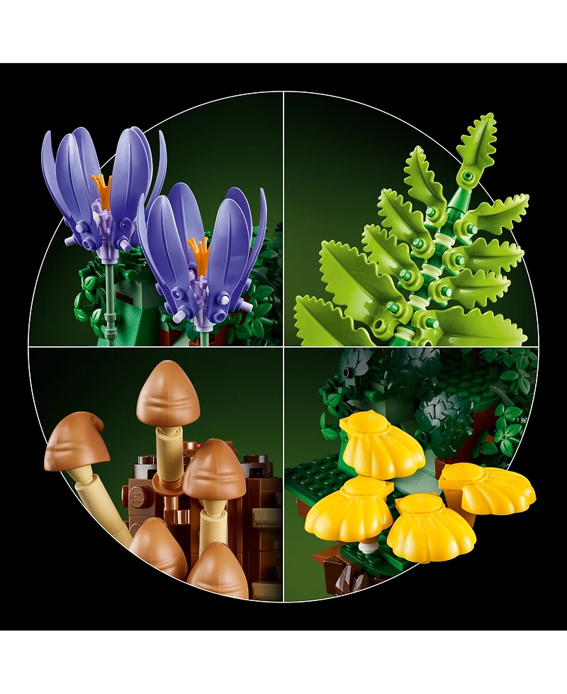 Lego Botanicals Woodland Mushrooms 11505 806-Piece Building Set, Ages 18+