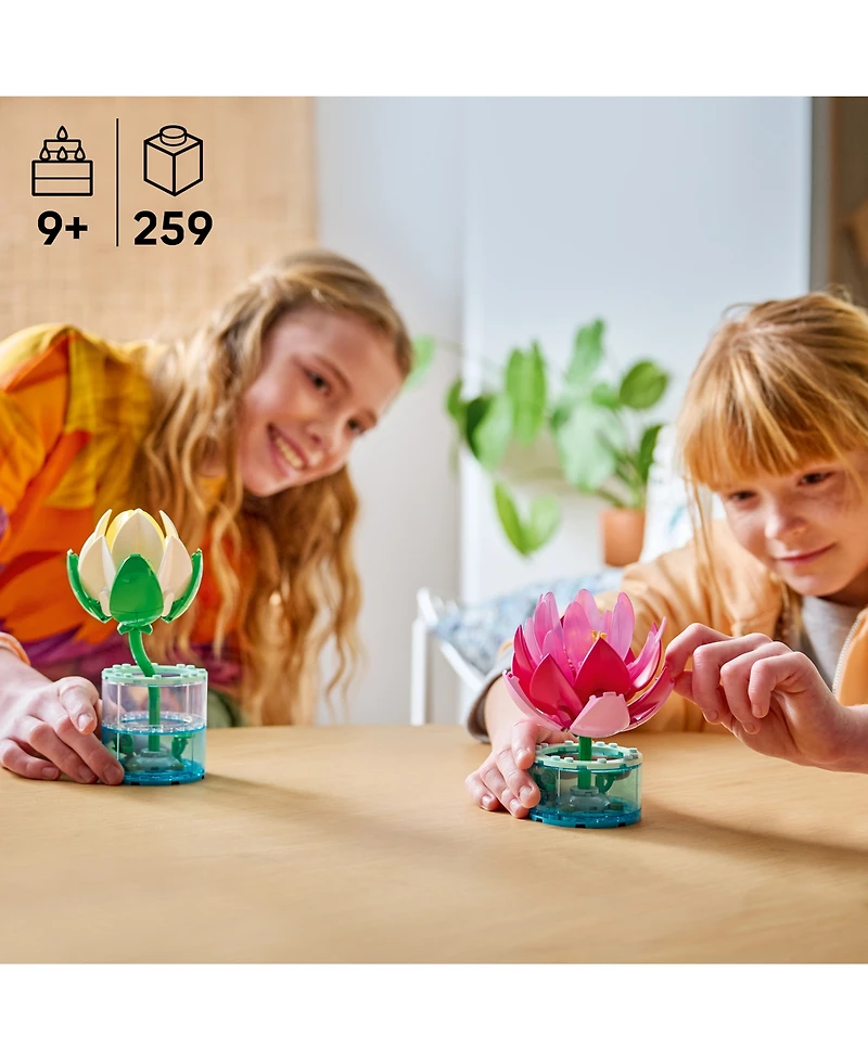 Lego Botanicals Water Lilies 11511 259-Piece Building Set, Ages 9+