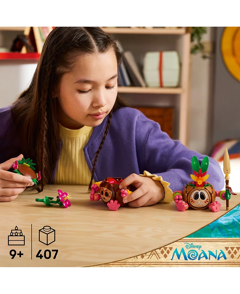 Lego Disney Moana Kakamora Posable 43293 407-Piece Building Set, Ages 9+
