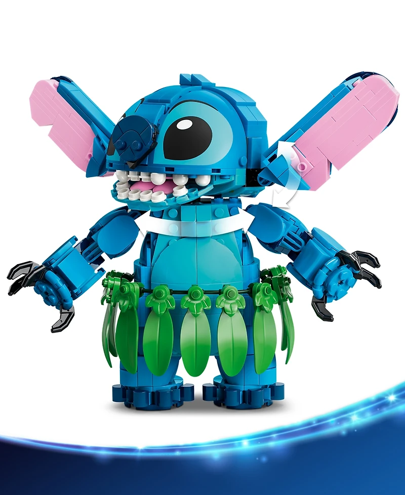 Lego Disney Posable Stitch Scrump 43296 713-Piece Building Set, Ages 9+