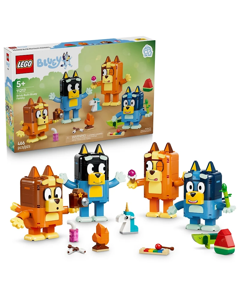 Lego Bluey Brick-Built Bluey Family 11217 466-Piece Building Set, Ages 5+