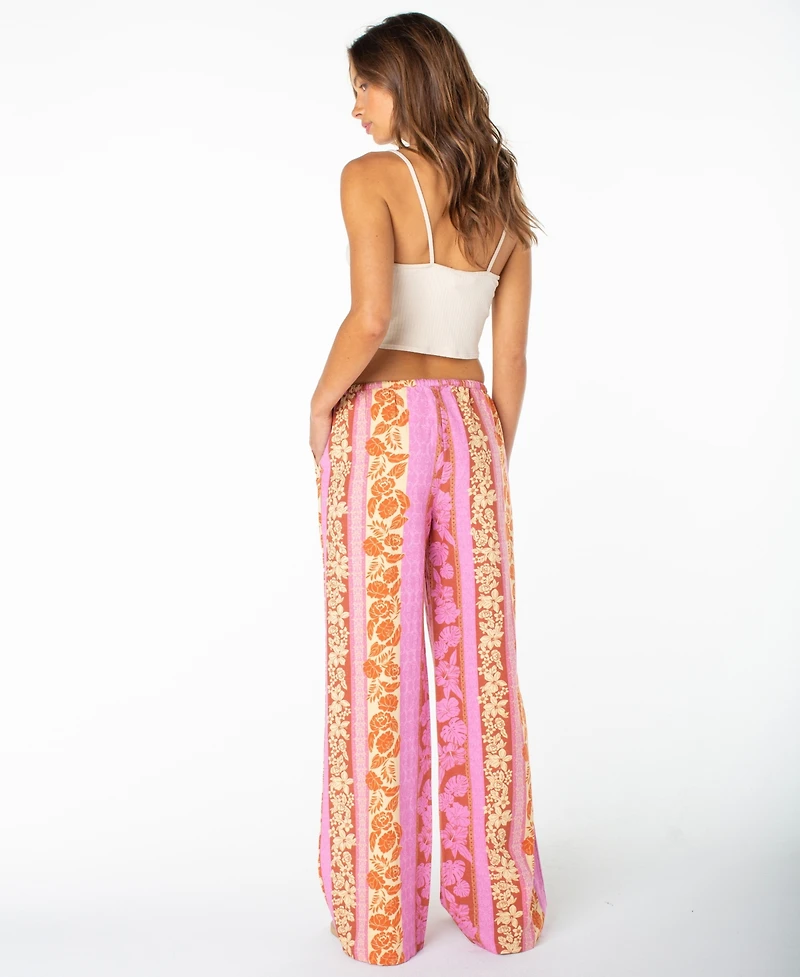 Roxy Women's Iyla Low-Rise Wide-Leg Pants