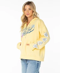 Roxy Women's Sundown Full-Zip Oversized Graphic Hoodie