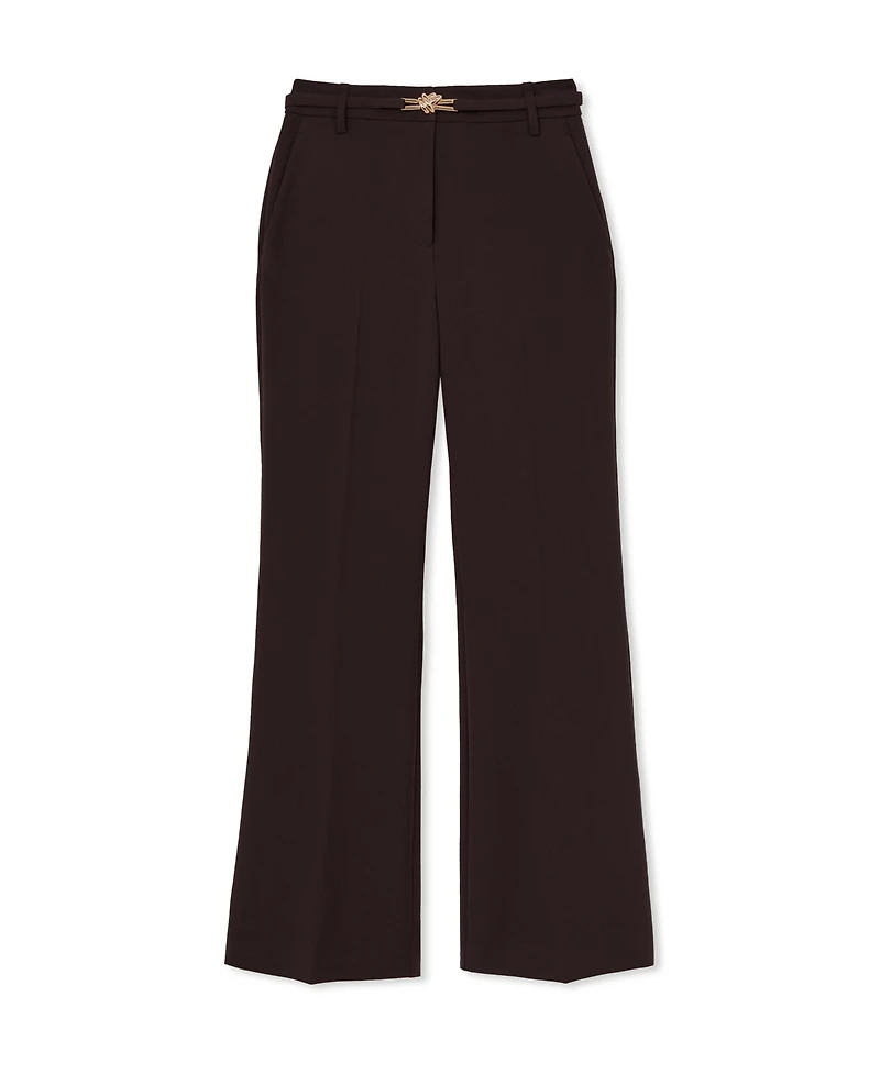 Reiss Women's Leona Flared Belted Trousers