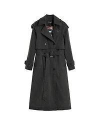 Desigual Women's Trench Coat Leather Effect