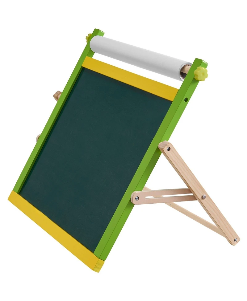 Slickblue 3-in-1 Kids Wooden Art Easel with Magnetic Whiteboard