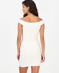 Guess Women's Off-The-Shoulder Alexis Bandage Top