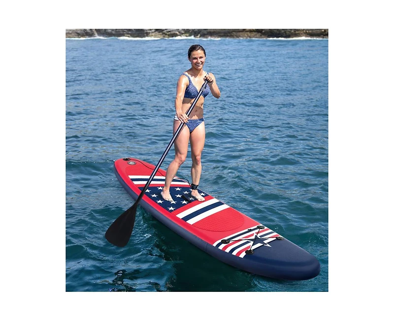 Hikeen Inflatable Paddle Board with Removable Fin and Backpack