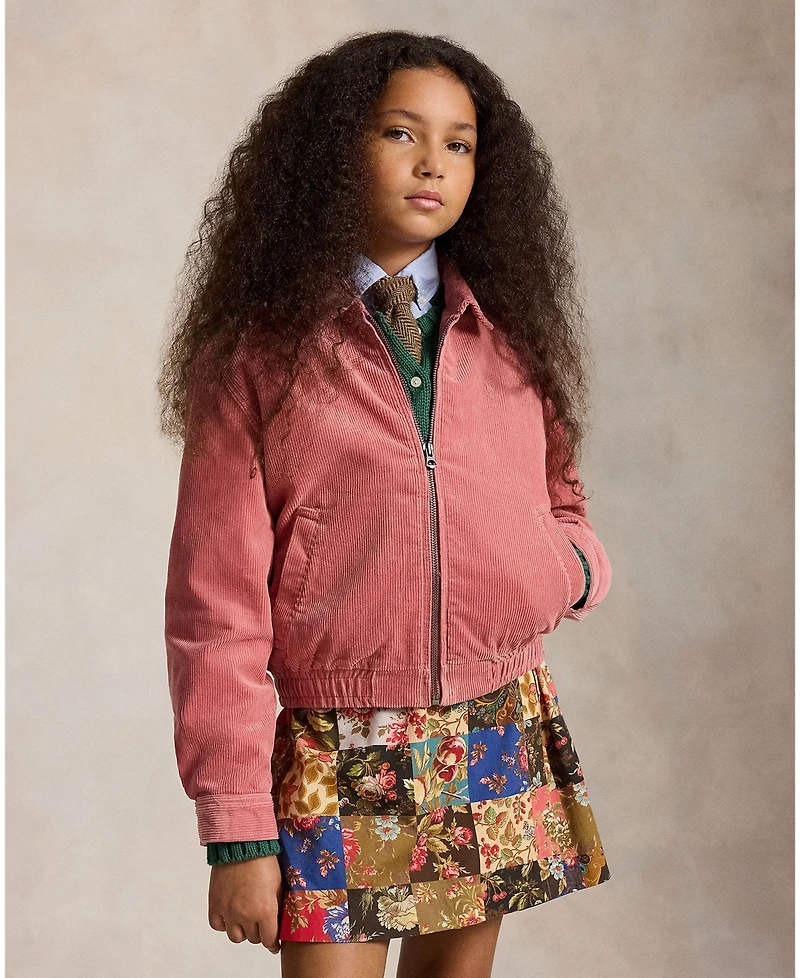 Polo Ralph Lauren Girls' 7-16 Corduroy Long-Sleeve Jacket
