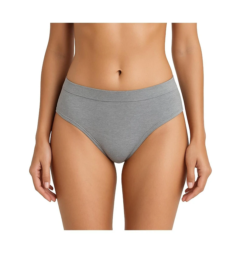 Lands' End Women's Hipster Cotton Comfort Seamless Basics 3 Pack Panties