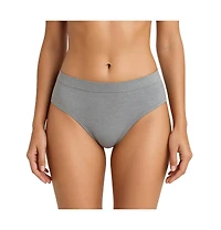 Lands' End Women's Hipster Cotton Comfort Seamless Basics 3 Pack Panties