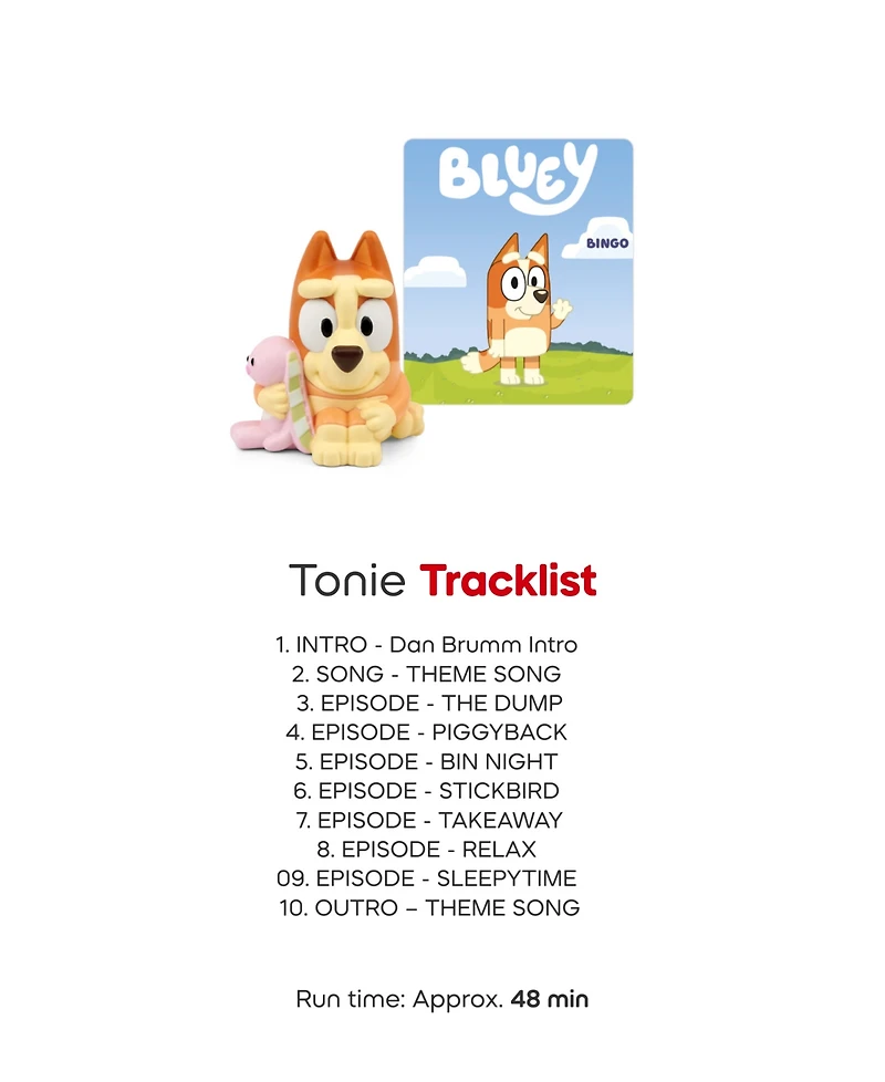 Tonies Toniebox 2 Bluey Bundle Screen-Free Audio Player, Ages 3+