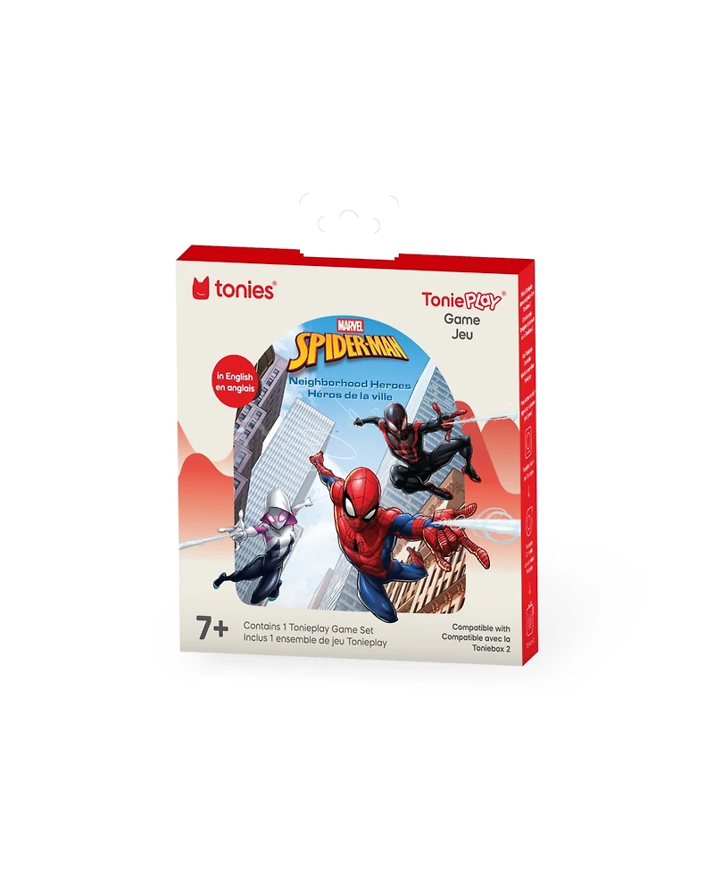Tonies Tonieplay Marvel Spider-Man Neighborhood Hero Board Game, Ages 7+