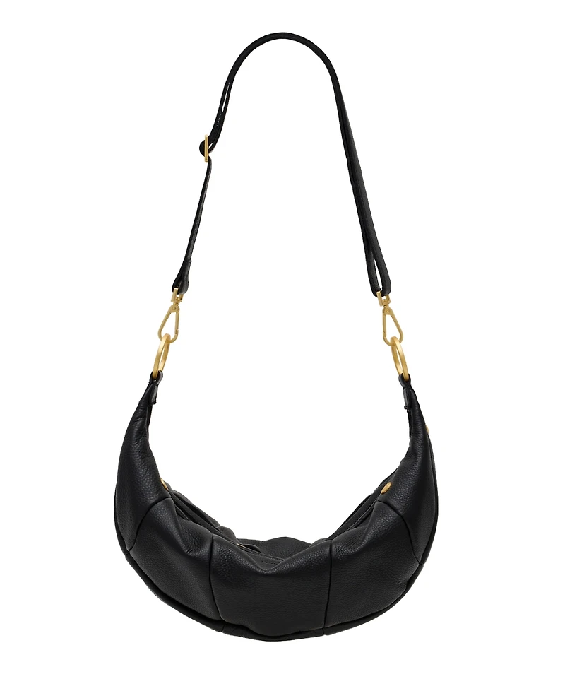 Hammitt Erica Med Suede Small Zipper Closure Shoulder Handbag