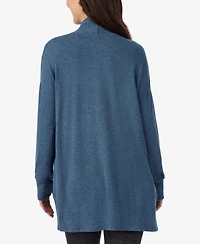 Cuddl Duds Women's SoftKnit Sweater-Knit Long-Sleeve Wrap