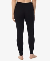 Cuddl Duds Women's Cozy Waffle-Knit Thermal Stretch Leggings