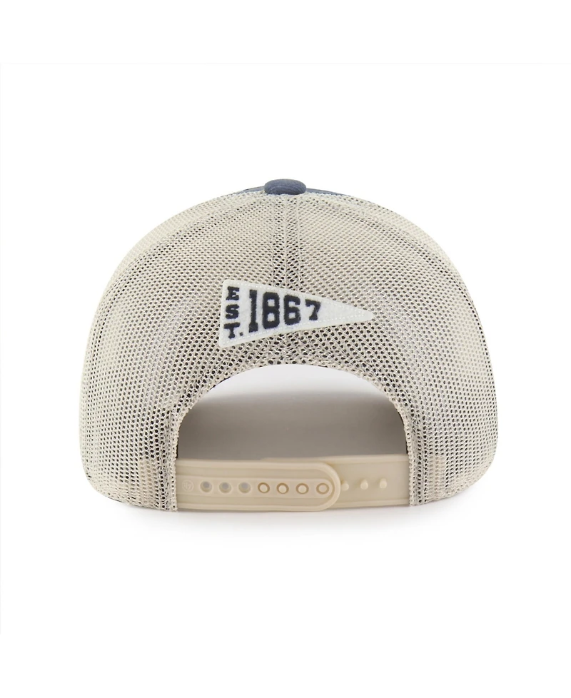 47 Brand Men's and Women's Navy Illinois Fighting Illini Egremont Well-Worn Adjustable Trucker Hat