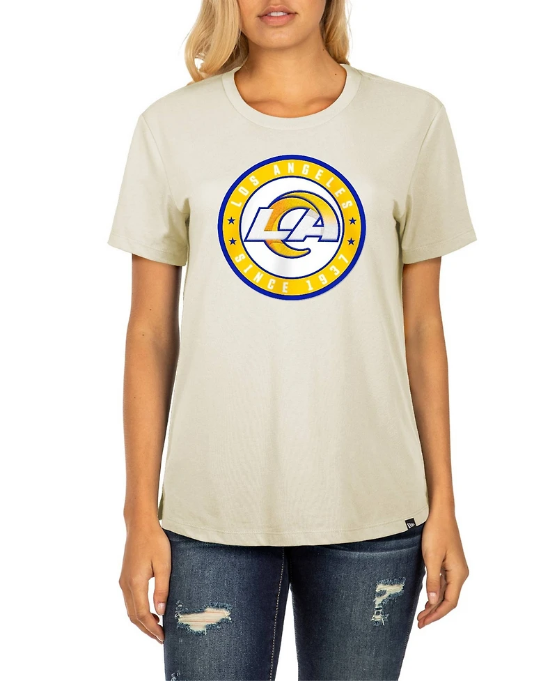 New Era Women's Los Angeles Rams Crewneck T-Shirt