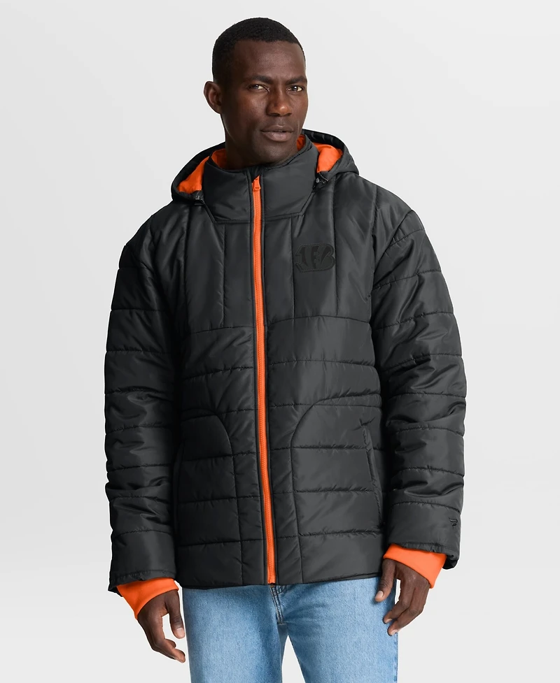 Fanatics Men's Black Cincinnati Bengals Full-Zip Hooded Jacket