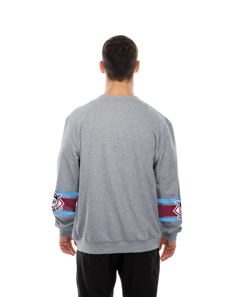 New Era Men's Gray Philadelphia Phillies Sport Classics Sweatshirt