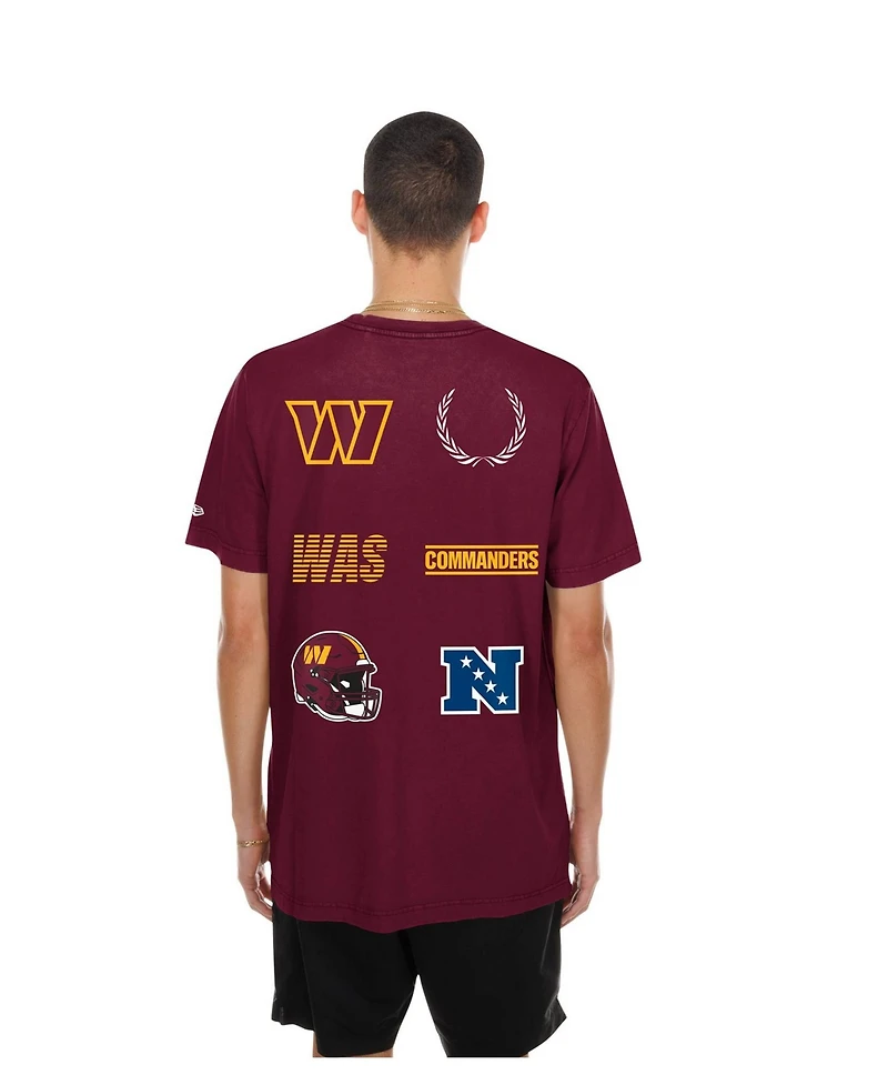 New Era Men's Burgundy Washington Commanders Match T-Shirt