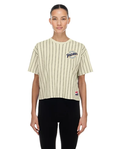 New Era Women's San Diego Padres Boxy Cropped T-Shirt