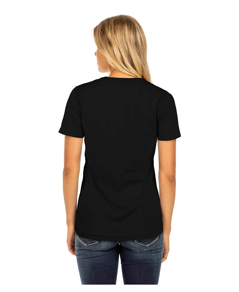New Era Women's York Mets Dia de los Muertos V-Neck T-Shirt
