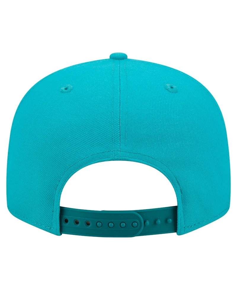 New Era Men's Aqua Miami Dolphins 9FIFTY Snapback Hat