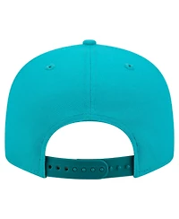 New Era Men's Aqua Miami Dolphins 9FIFTY Snapback Hat