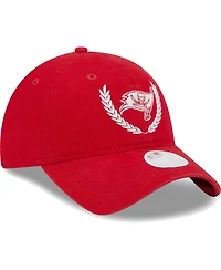 New Era Women's Red Tampa Bay Buccaneers Leaves 9TWENTY Adjustable Hat