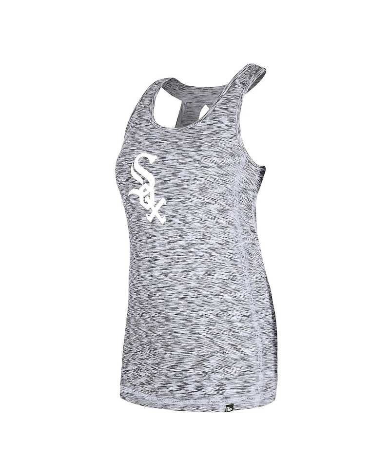 New Era Women's Chicago White Sox Space-Dye Keyhole Back Tank Top