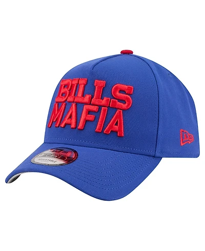 New Era Men's Blue Buffalo Bills Mafia A-Frame 9Forty Adjustable Hat