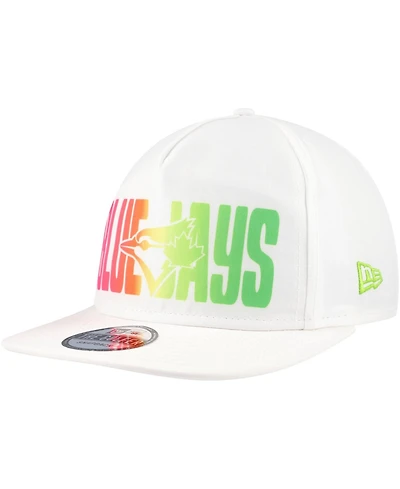 New Era Men's White Toronto Blue Jays Spring Spectrum Golfer Snapback Hat