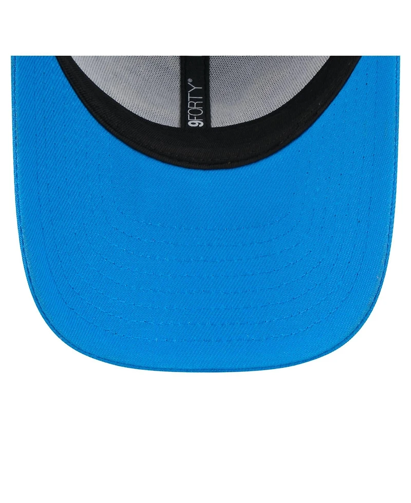 New Era Men's Blue Detroit Lions Core Team 9FORTY Adjustable Hat
