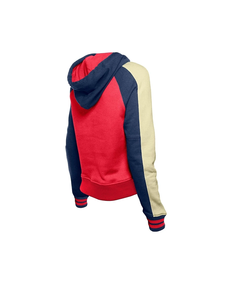 New Era Women's St. Louis Cardinals Cooperstown Collection Cropped Raglan Hoodie