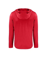 Cutter & Buck Men's Cardinal Iowa State Cyclones Coastline Epic Comfort Eco Long Sleeve Hoodie T-Shirt