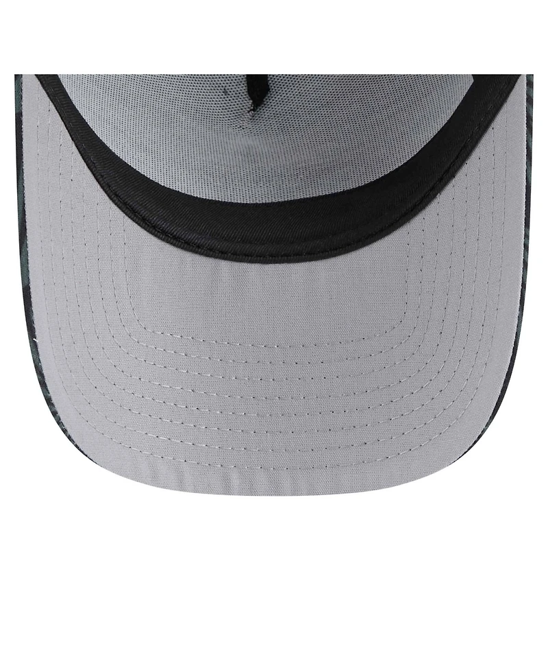 New Era Men's Black Houston Astros 9FORTY A-Frame Trucker Adjustable Hat