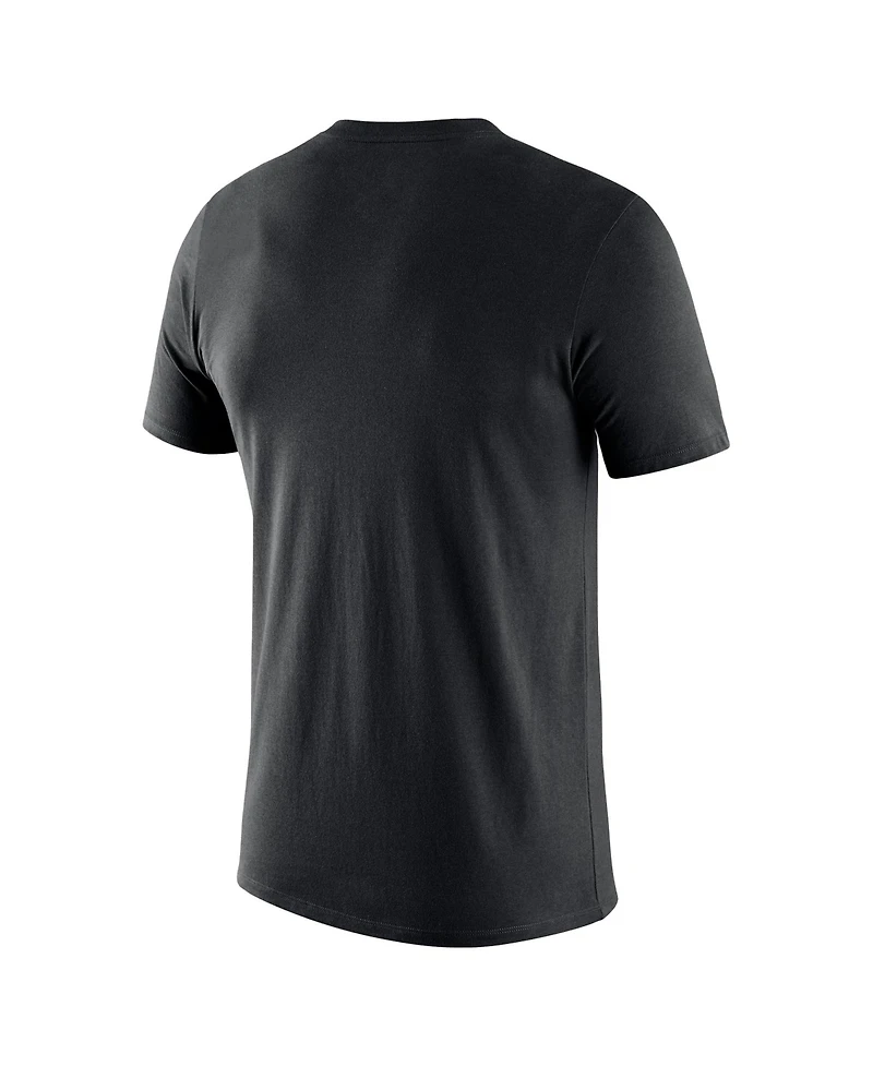 Nike Men's Black Ucf Knights Wordmark Logo Legend T-Shirt