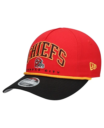 New Era Toddler Red/Black Kansas City Chiefs Arch Coolera 9FORTY A-Frame Adjustable Hat