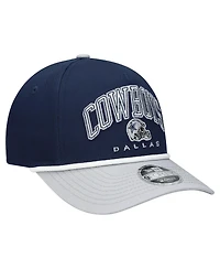 New Era Preschool Navy/Gray Dallas Cowboys Arch 9FORTY M-Crown A-Frame Coolera Adjustable Hat