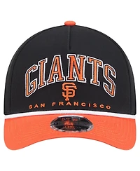 New Era Men's Black/Orange San Francisco Giants Arch 9FORTY A-Frame M-Crown Adjustable Hat
