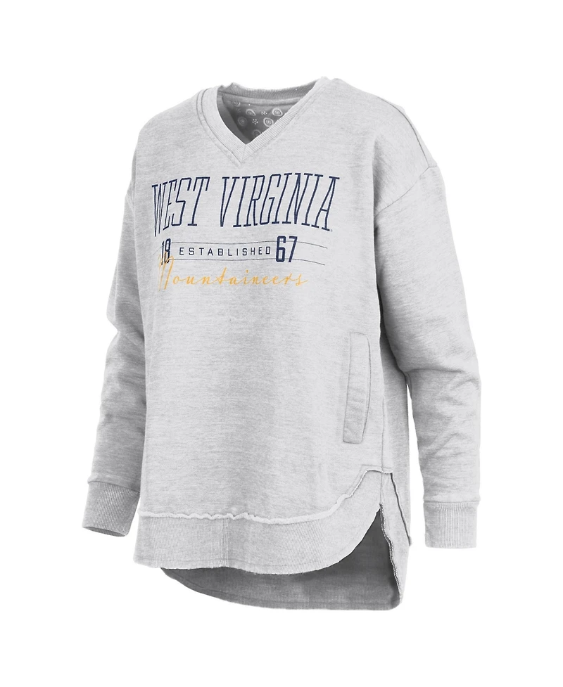 Pressbox Women's Marcus East Hall Poncho V-Neck Long-Sleeve Graphic Sweatshirt