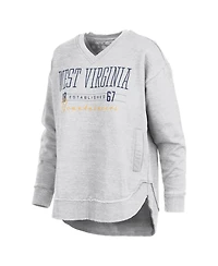 Pressbox Women's Marcus East Hall Poncho V-Neck Long-Sleeve Graphic Sweatshirt