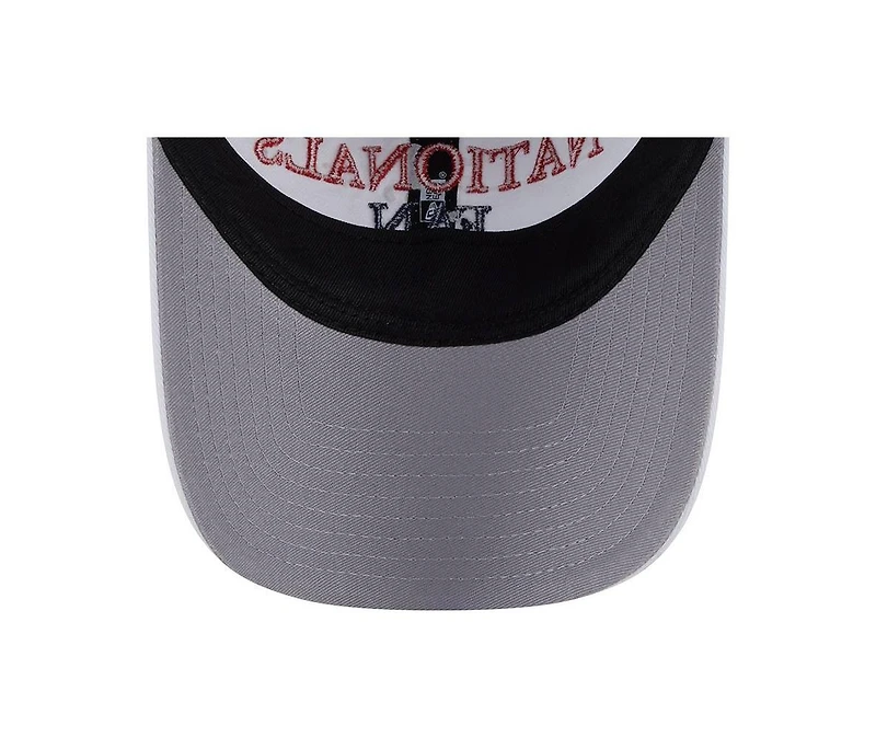 New Era Women's White Washington Nationals Team Fan 9TWENTY Adjustable Hat