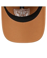 New Era Men's Brown Las Vegas Raiders Stamp 9TWENTY Adjustable Hat