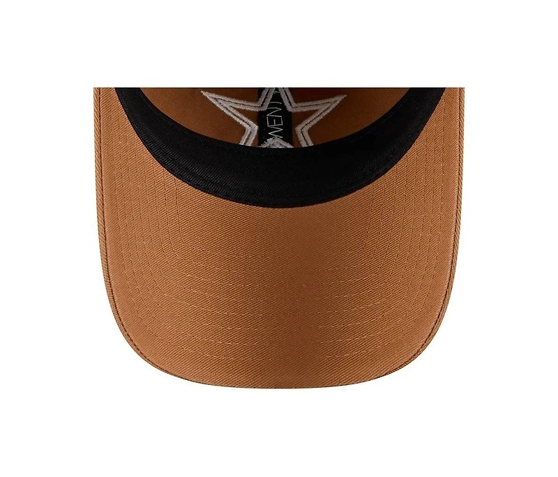 New Era Men's Brown Dallas Cowboys Stamp 9TWENTY Adjustable Hat