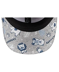 New Era Baby Boys and Girls Gray Dallas Cowboys Animal 9TWENTY Flex Hat