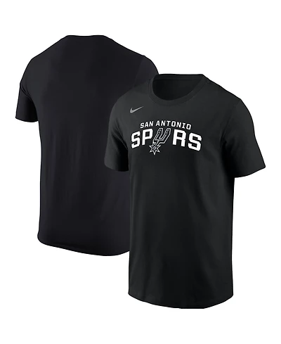Nike Men's Black San Antonio Spurs Logo T-Shirt