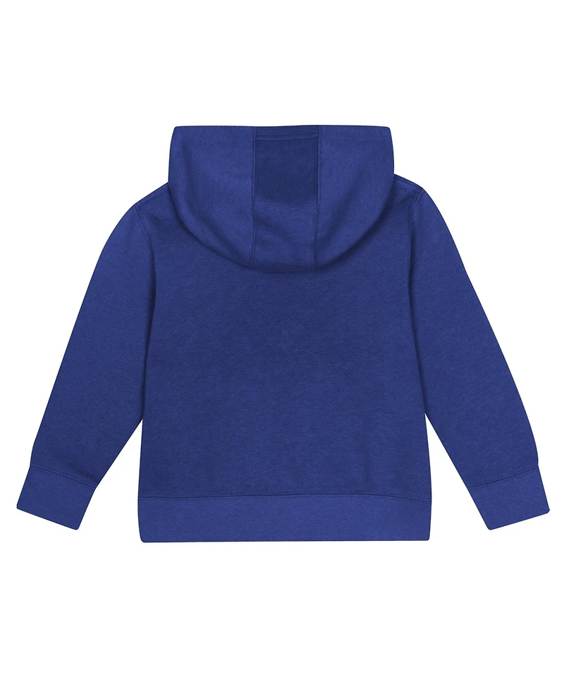 Nike Baby Boys and Girls Blue New York Knicks Two-Piece Team Logo Club Fleece Hoodie Sweatpants Set